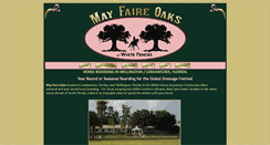 Desktop Screenshot of mayfaireoaks.com